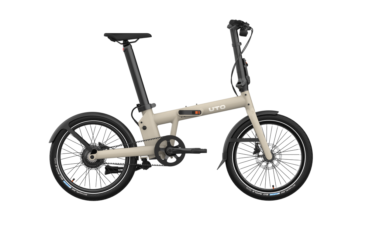 Uto elektrische vouwfiets pro20 v3 taupe