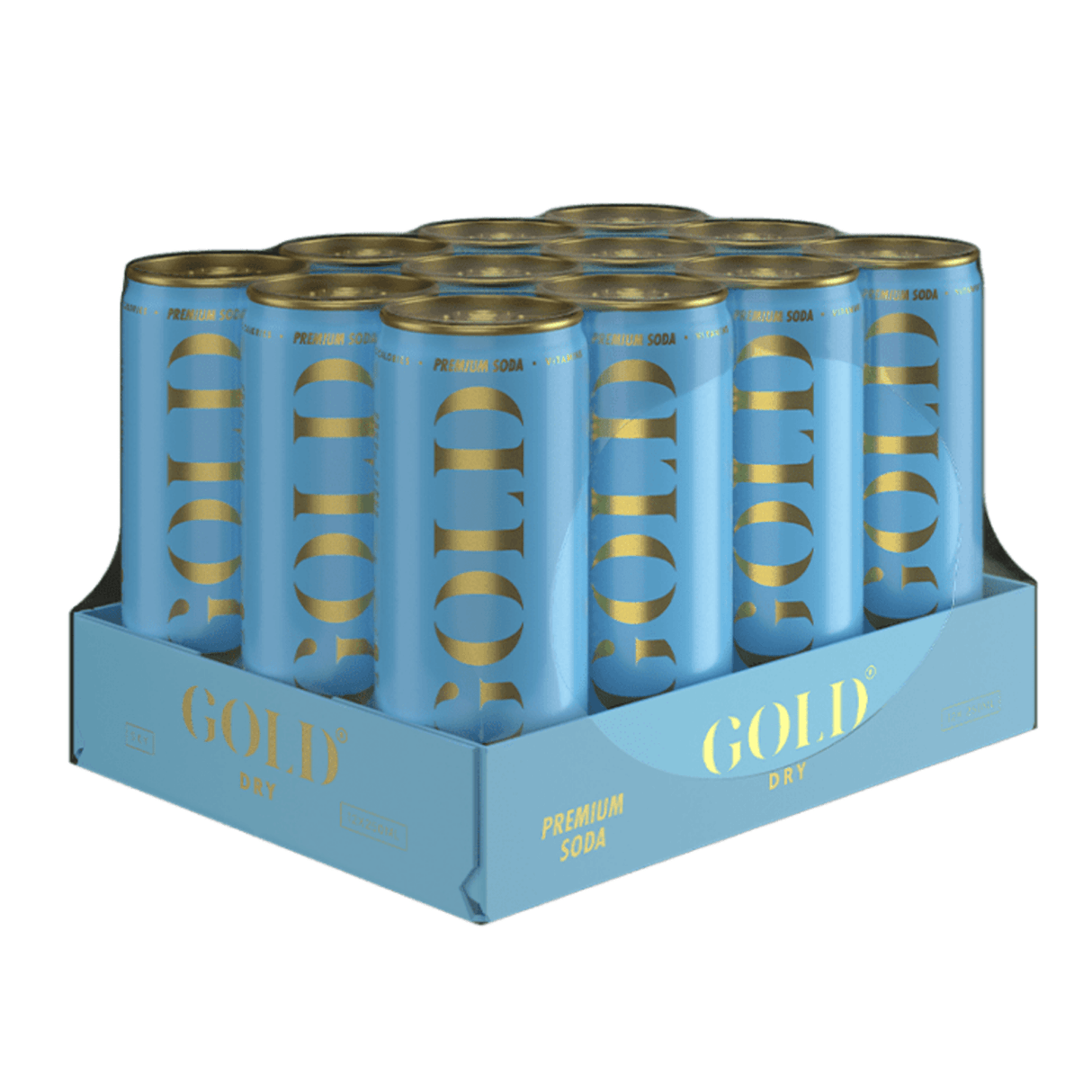 Gold dry sky blik (12x 250ml)