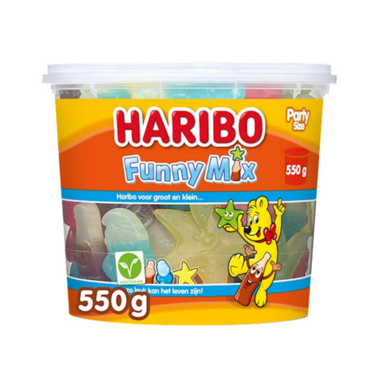 Haribo funny mix silo (6x 550 gr)