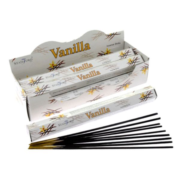 37121 vanille - stamford premium hex wierook stokjes