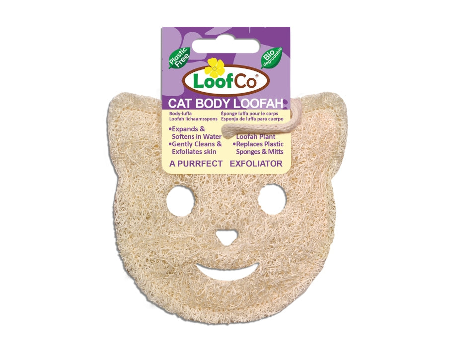 Loofco douche- en badspons loofah - kat