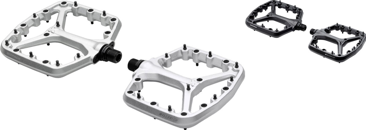 Sixpack racing millenium 4.0 platform pedals | midnight black