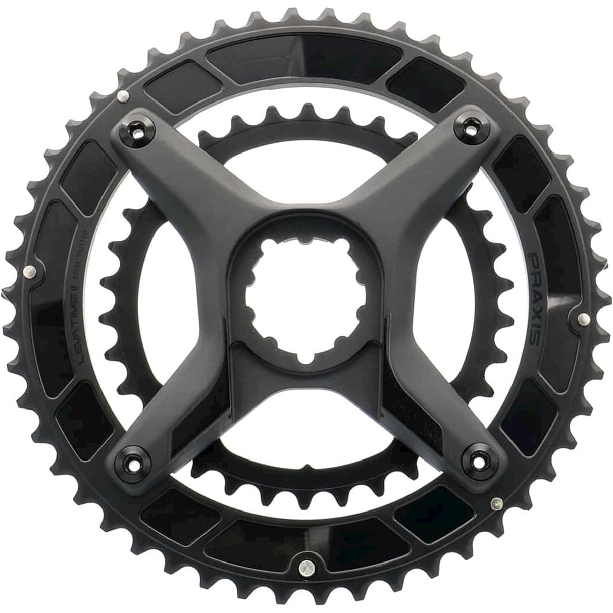 Praxis kettingblad lt2 xring spider kit 50 34 10 11 12sp