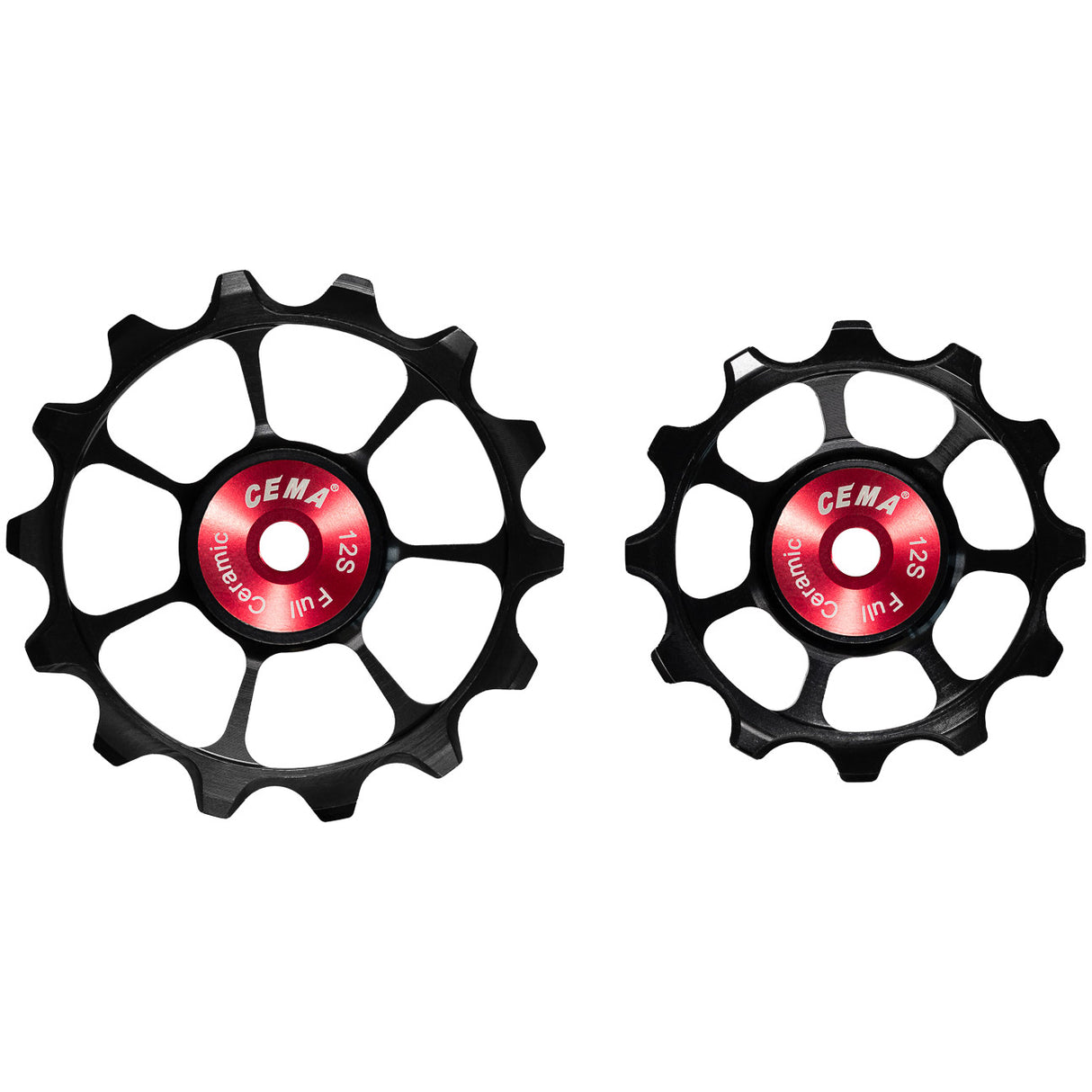Cema derailleurwieltjes sram axs +xplr full ker. 12v zwart