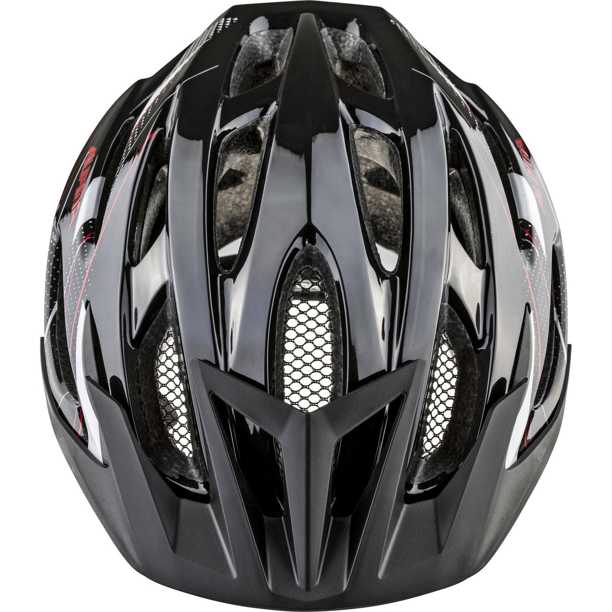 Alpina sports mtb helm mtb17 54-58 glans zwart wit rood