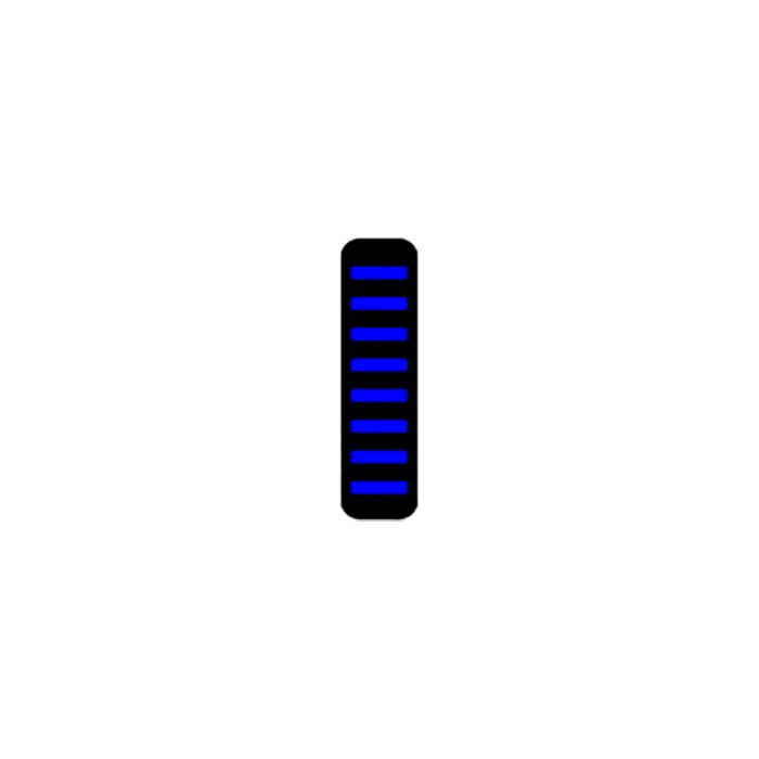 Rrp proguard cable tie - front - sticker - max protection - blue