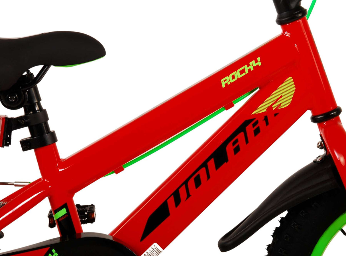 Volare Rocky Kinderfiets Jongens 14 inch Rood Twee handremmen