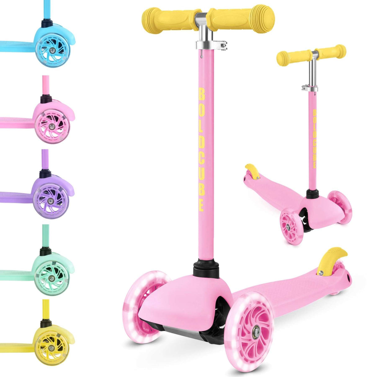 Volare boldcube teeny driewielstep - roze