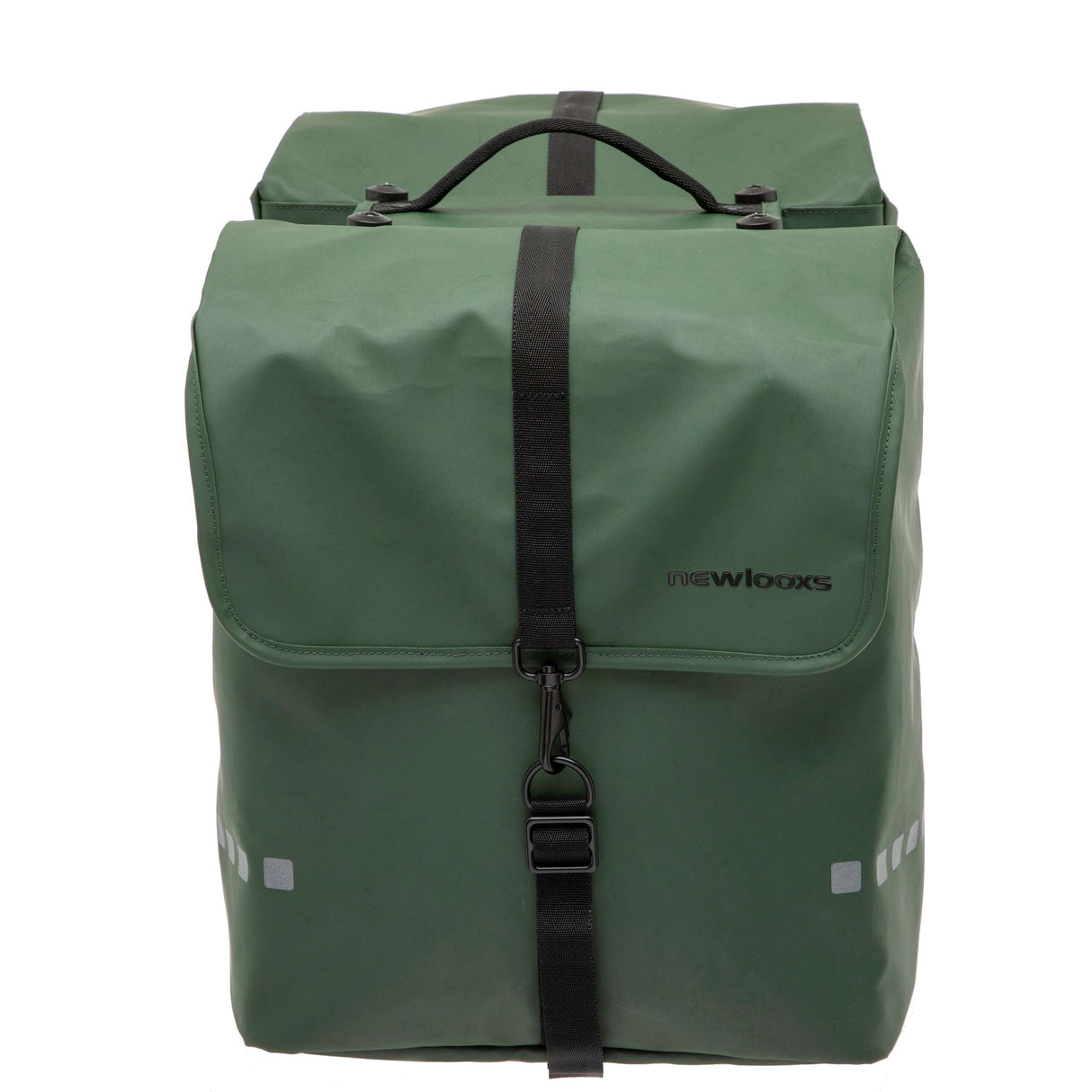 New Looxs Odense Dubbele Fietstas - Groen - 39L