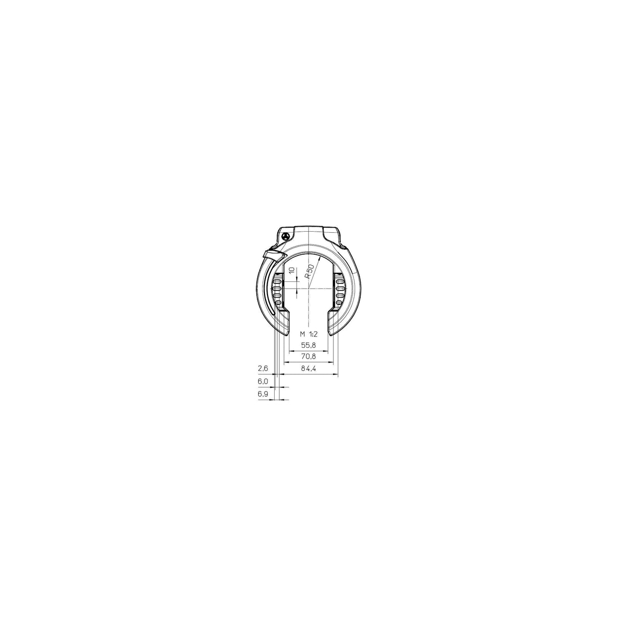 Trelock slotenset rs 453 bal naz + zr 355 100 6 tas
