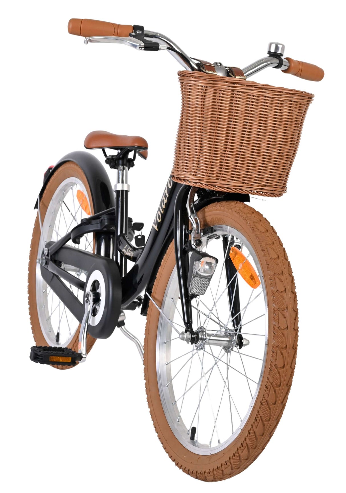 Volare ashley kinderfiets - meisjes - 20 inch - zwart