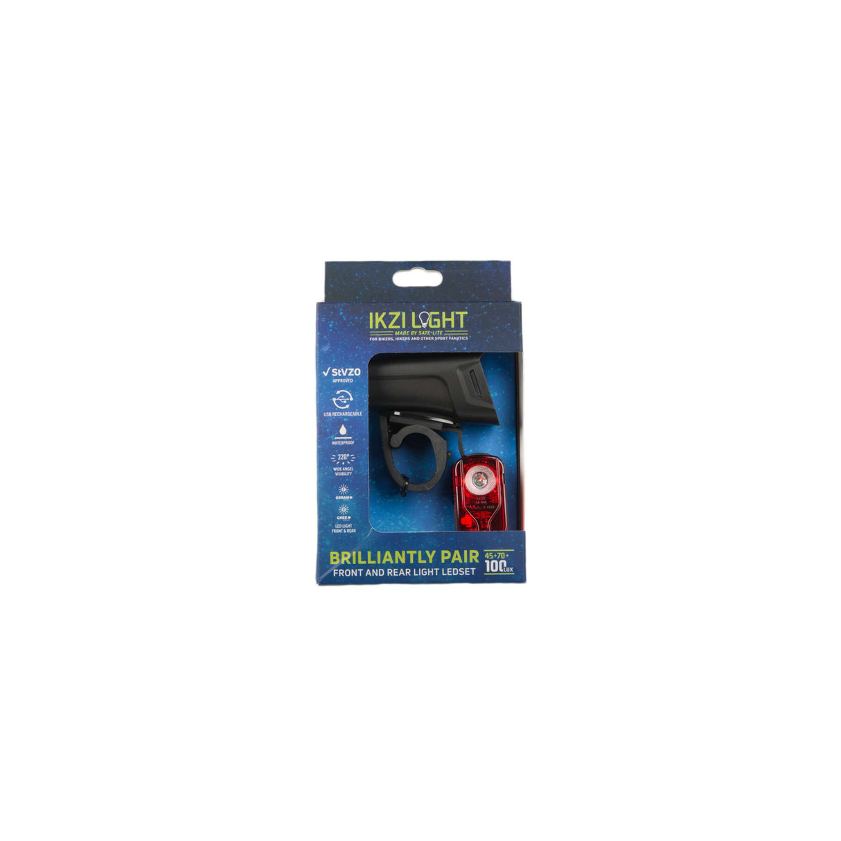 IkziLight verlichtingsset USB Sate-Lite Brilliantly Pair