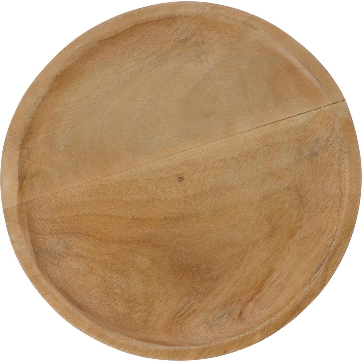 Home styling onderbord mango hout ã˜28cm naturel