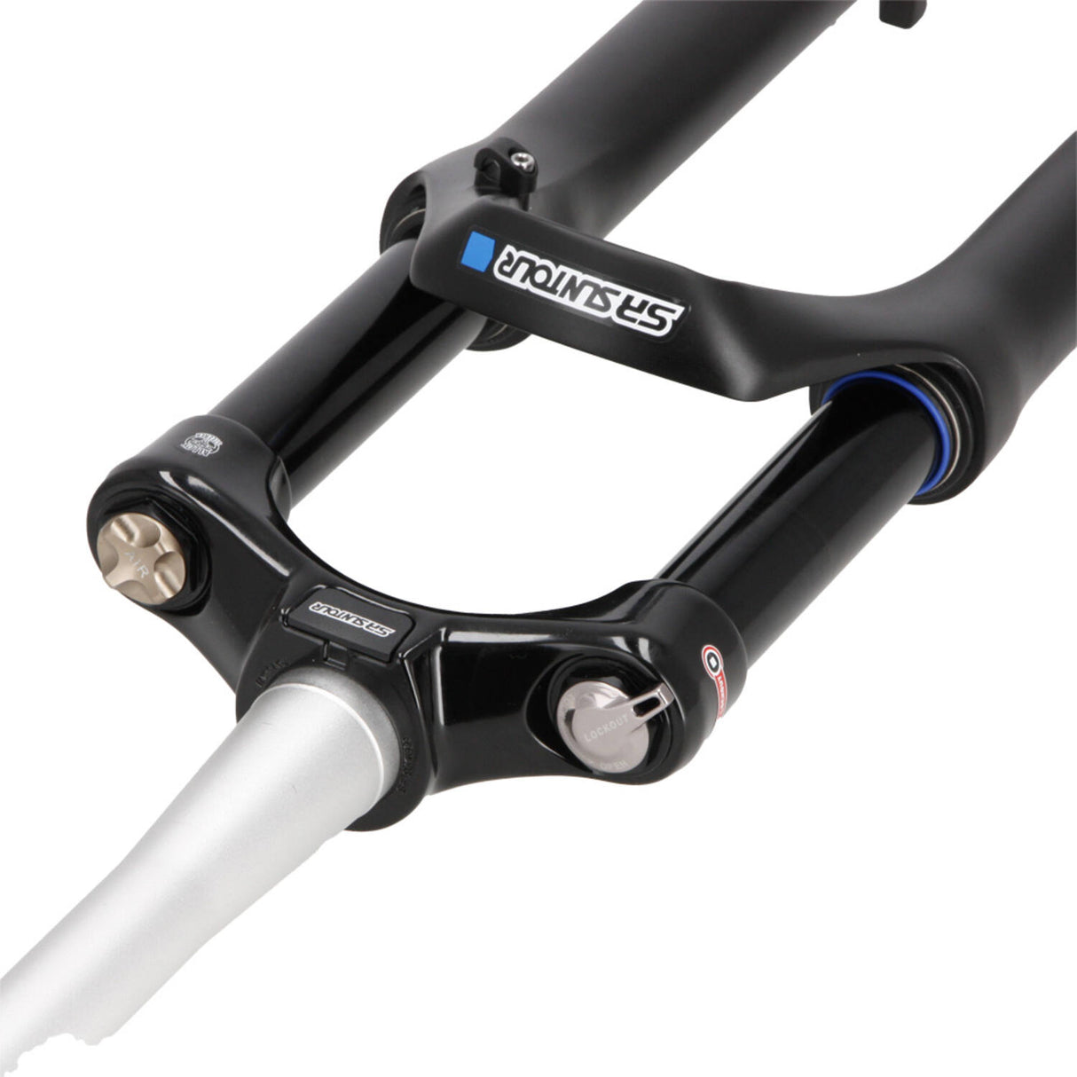 Srsuntour sr suntour - vork mobie45 lor ds air 700c 100mm tapered 15mm zwart