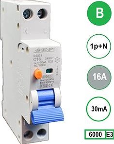 Enzo aardlekautomaat 16a b kar 30ma 2p sep - 4518090