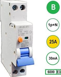 Enzo aardlekautomaat 25a b kar 30ma 2p sep - 4518106