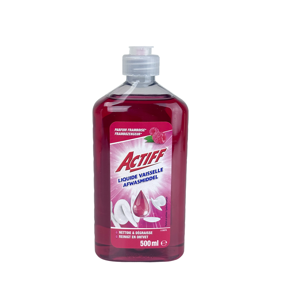 Actiff afwasmiddel framboos 500ml