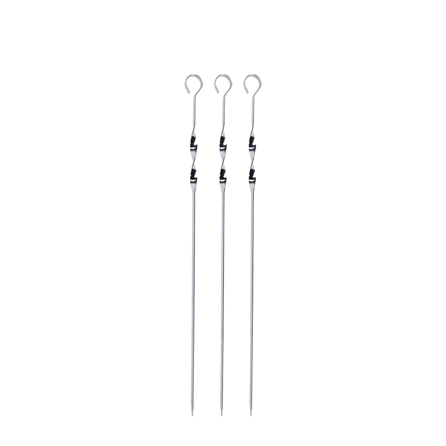 Bbq barbecue vleesspiezen 45cm 3 stuks
