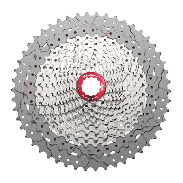 Sunrace cassette 12 speed csmz800 11-51t - zilver - werkplaatsverpakking