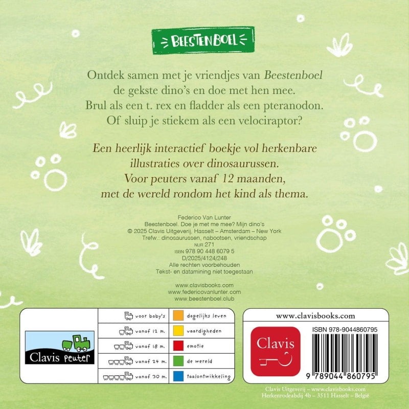 Clavis beestenboel. doe je met me mee? mijn dino's