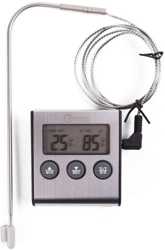 Enzo benson thermometer keuken digitaal met timer - 8150188