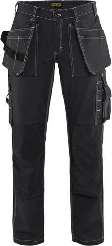 Blåkläder dames werkbroek 15451370 | zwart | maat 48 - 7330509500491