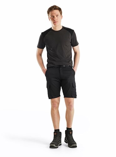 Blåkläder industrie short met stretch 14461832 | zwart donkergrijs | maat 56 - 7330509758694