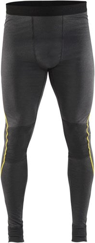 Blåkläder lange onderbroek 100% merino xlight 18441734 | donkergrijs geel | maat 3xl - 7330509595091