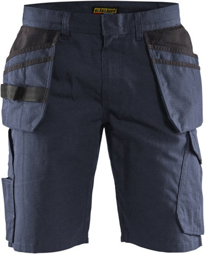 Blåkläder service short met spijkerzakken 14941330 | donker marineblauw zwart | maat 58 - 7330509688786