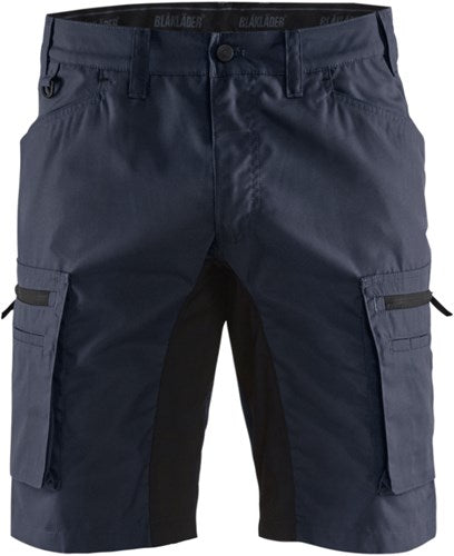 Blåkläder service short stretch 14491845 | donker marineblauw zwart | maat 52 - 7330509535790
