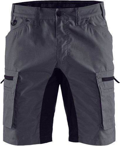 Blåkläder service short stretch 14491845 | medium grijs zwart | maat 50 - 7330509801871