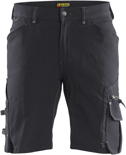 Blåkläder short 4-weg stretch x1900 zonder spijkerzakken 19871644 | donkergrijs zwart | maat 46 - 7330509688366