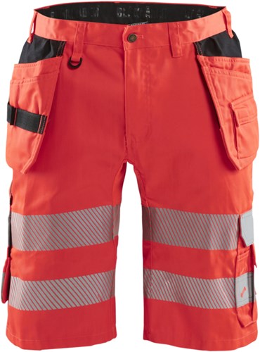 Blåkläder short met stretch high-vis 15861811 | high vis rood | maat 54 - 7330509691410