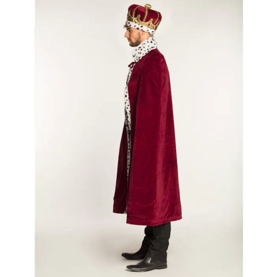 Boland Kostuumset Majesteit unisex polyester rood one-size