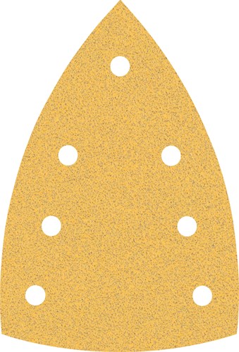Bosch accessoires bosch accessories 2608901642 schuurpapier voor multischuurmachine korrelgrootte (num) 80 (l x b) 150 mm x 100 mm 50 stu
