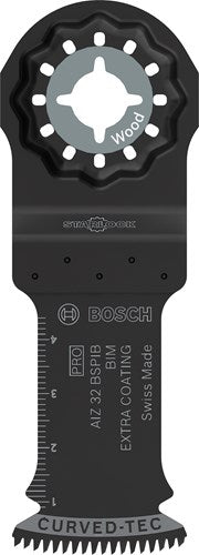 Bosch accessoires bosch pro aiz 32 bspib mes voor multifunctioneel gereedschap 32 x...