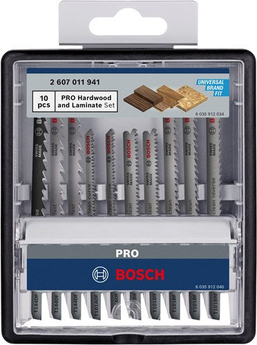 Bosch accessoires pro hardwood and laminate set | 83 mm | 10-delig - 2607011941