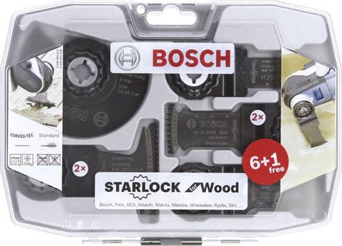 Bosch accessoires starlock for wood 6+1 voor multitools
