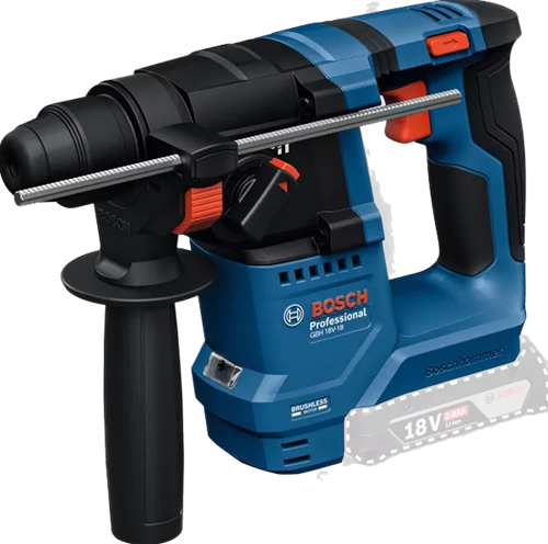 Bosch blauw bosch gbh 18v-18 - sds+ boorhamer - brushless motor - 18v - 1.5j