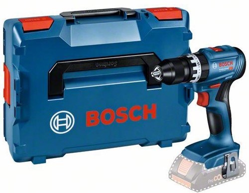 Bosch blauw bosch professional gsb 18v-45 accu klop- schroefboormachine 18v basic body in l-boxx - 06019k3301
