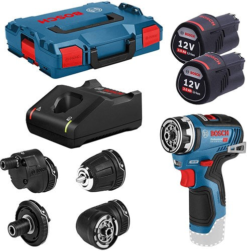 Bosch blauw bosch professional gsr 12v-35 fc flexi clic accu-schroefboormachine