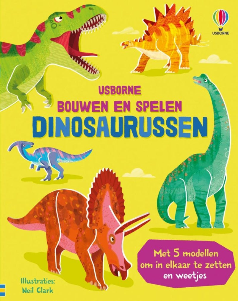 Usborne bouwen en spelen - dinosaurussen