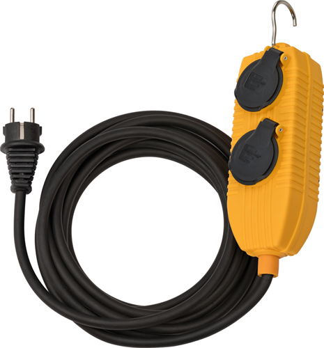 Brennenstuhl verlengsnoer | ip54 | met powerblock | 10m | zwart | h05rr-f 3g1,5 fr be - 1169604010