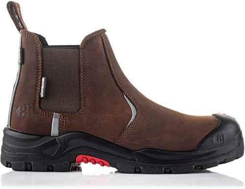 Buckbootz werkschoen nubuckz instapper nkz101brn s3s 2.0 | bruin | maat 43 - 5055138022887