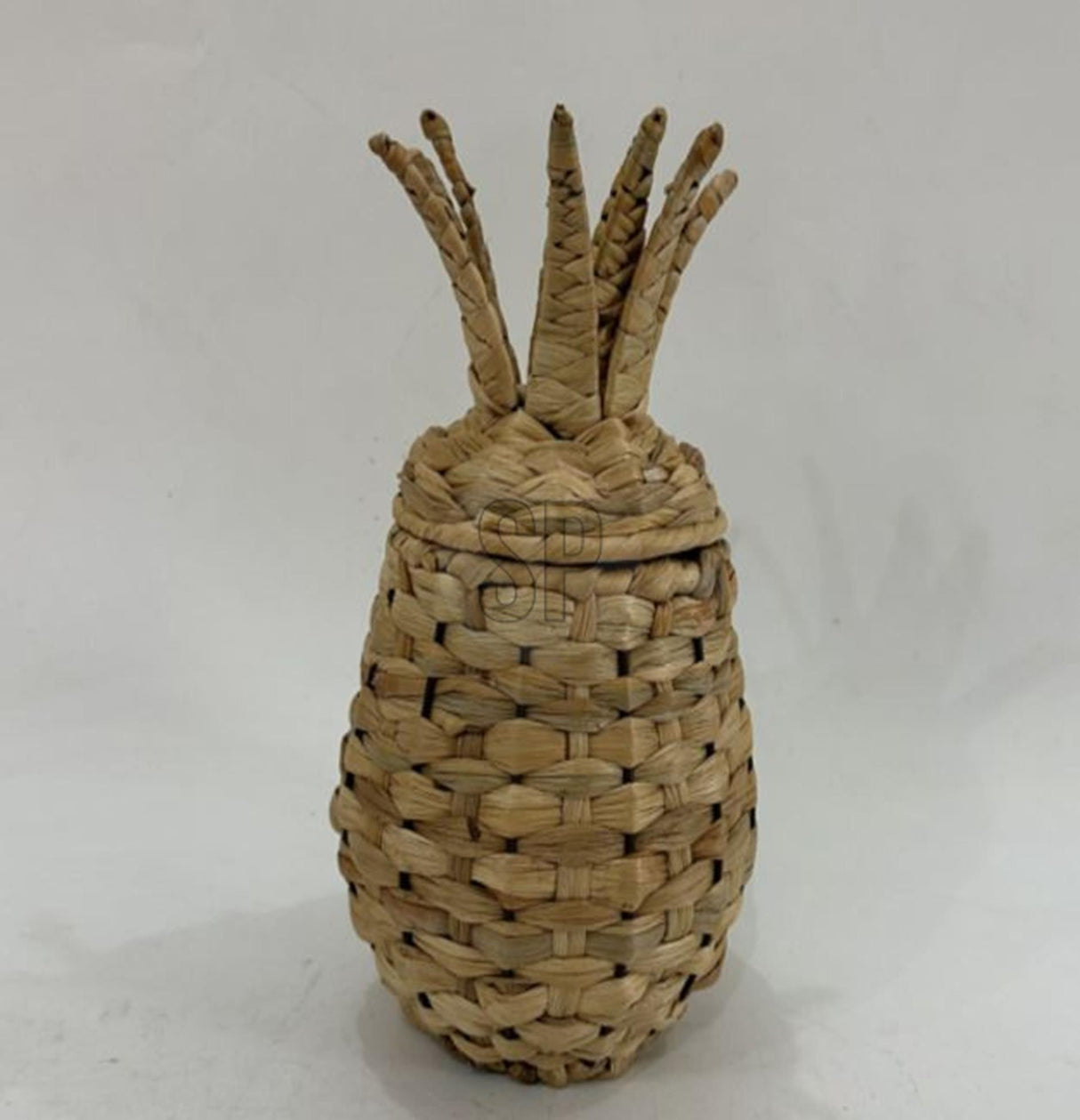 Cosydecor ananas mand riet rotan 30cm opberg