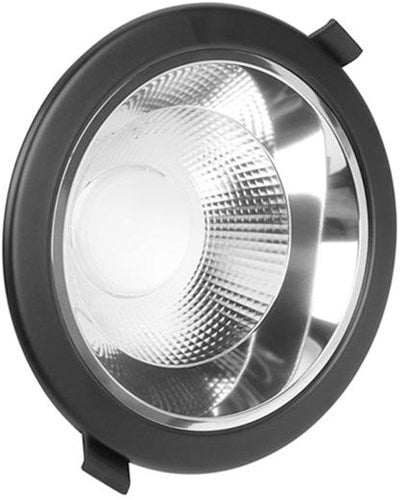 Enzo cct led downlighter zwart reflector 12w tri-white dimbaar - led2507