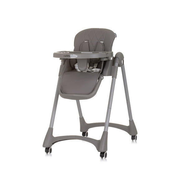 Chipolino Candy Shop Kinderstoel met Eetlbad Zitkussen Granite