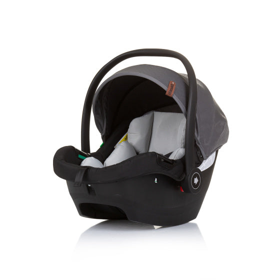 Chipolino duo autostoel 40-87 cm groep 0+ silver grijs zwart
