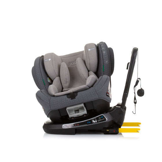 Chipolino peak autostoel i-size 40-150 cm isofix 360° granite grijs