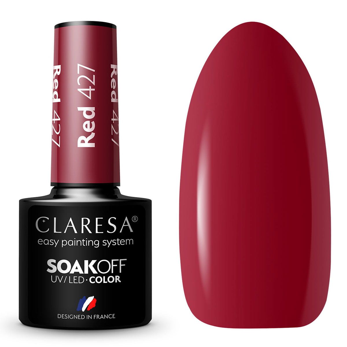 Claresa uv led gellak 5ml red 427 funfair